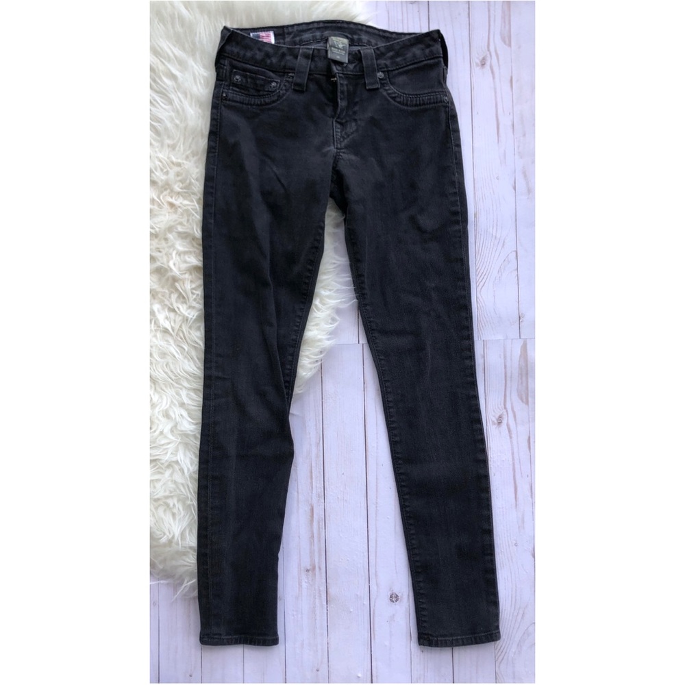 True Religion black skinny jeans size 26 - Picture 2 of 7
